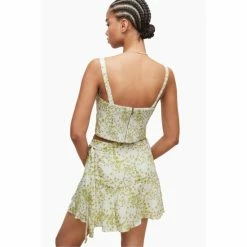 All Saints AllSaints Cassia Green Amanzi Top -AllSaints shop unnamed file 4427