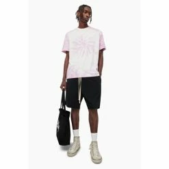 All Saints AllSaints Colten White Tie Dye T-Shirt -AllSaints shop unnamed file 445