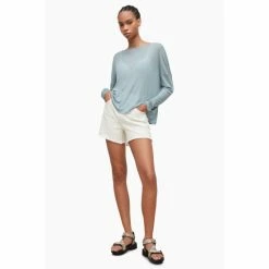 All Saints AllSaints Francesco Rita Blue T-Shirt -AllSaints shop unnamed file 4459