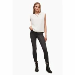 All Saints AllSaints White Mika Top -AllSaints shop unnamed file 4466