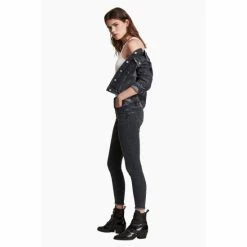 All Saints AllSaints Miller Black Push Up Jeans -AllSaints shop unnamed file 4472