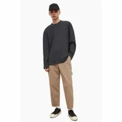 All Saints AllSaints Black Elias Organic Cotton Long Sleeve T-Shirt -AllSaints shop unnamed file 452