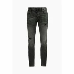 All Saints AllSaints Black Rex Damaged Jeans -AllSaints shop unnamed file 4539