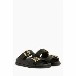 All Saints AllSaints Mae Black Sandals -AllSaints shop unnamed file 4618