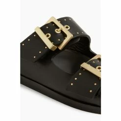All Saints AllSaints Mae Black Sandals -AllSaints shop unnamed file 4621