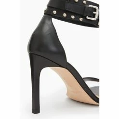 All Saints AllSaints Alma Black Stud Sandals -AllSaints shop unnamed file 4634