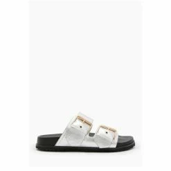 All Saints AllSaints Silver Sian Sandals 5 All Saints AllSaints Silver Sian Sandals -AllSaints shop unnamed file 4666