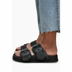 All Saints AllSaints Sian Black Sandals 5 All Saints AllSaints Sian Black Sandals -AllSaints shop unnamed file 4726