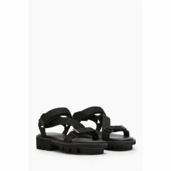 All Saints AllSaints Atlanta Black Sandals -AllSaints shop unnamed file 4737