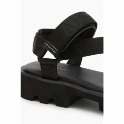 All Saints AllSaints Atlanta Black Sandals -AllSaints shop unnamed file 4739