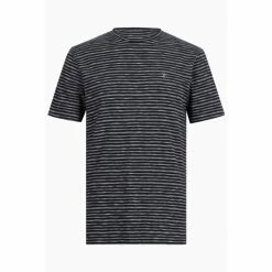 All Saints AllSaints Blue Igor Short Sleeve Crew T-Shirt -AllSaints shop unnamed file 474