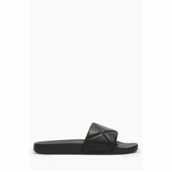 All Saints AllSaints Black Bell Sliders -AllSaints shop unnamed file 4746