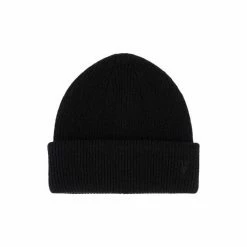All Saints AllSaints Ramskull Embroidered Beanie Hat Black -AllSaints shop unnamed file 4754