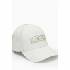 All Saints AllSaints White Oppose Baseball Cap -AllSaints shop unnamed file 4771