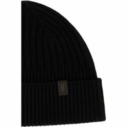 All Saints AllSaints Rib Mix Black Beanie Hat -AllSaints shop unnamed file 4783