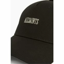 All Saints AllSaints Black Axl Baseball Cap -AllSaints shop unnamed file 4794