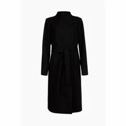 All Saints AllSaints Riley Black Coat -AllSaints shop unnamed file 4838