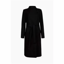 All Saints AllSaints Riley Black Coat -AllSaints shop unnamed file 4839