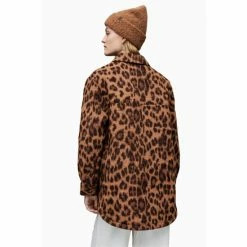 All Saints AllSaints Sophie Brown Leo Jacket -AllSaints shop unnamed file 4857