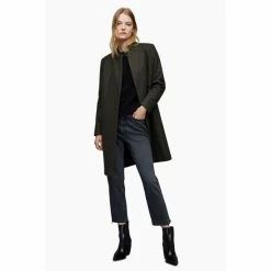 All Saints AllSaints Green Sidney Coat