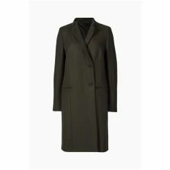 All Saints AllSaints Green Sidney Coat -AllSaints shop unnamed file 4870