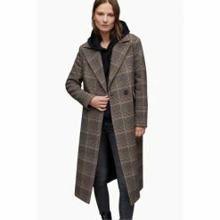 All Saints AllSaints Alexis Brown Check Coat -AllSaints shop unnamed file 4920