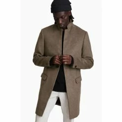 All Saints AllSaints Brown Manor Coat -AllSaints shop unnamed file 4956