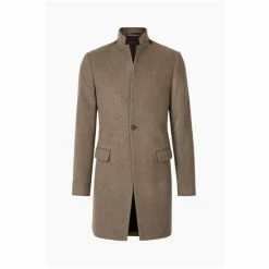All Saints AllSaints Brown Manor Coat -AllSaints shop unnamed file 4960