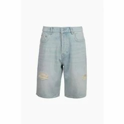 All Saints Blue Alva Damaged Shorts 5 All Saints Blue Alva Damaged Shorts -AllSaints shop unnamed file 4966