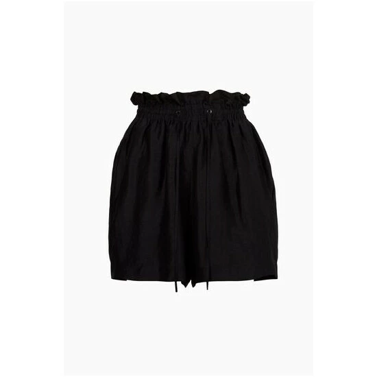 unnamed-file-4975.jpg All Saints AllSaints Lily Black Paperbag Shorts -AllSaints shop unnamed file 4975