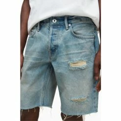 All Saints AllSaints Indigo Alva Denim Shorts -AllSaints shop unnamed file 5004