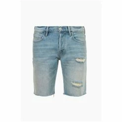All Saints AllSaints Indigo Alva Denim Shorts -AllSaints shop unnamed file 5006
