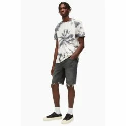 All Saints AllSaints Black Switch Shorts -AllSaints shop unnamed file 5014