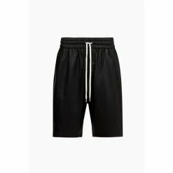 All Saints AllSaints Davis Black Shorts -AllSaints shop unnamed file 5025
