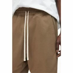 All Saints AllSaints Brown Helix Sweatshorts -AllSaints shop unnamed file 5045