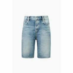 All Saints AllSaints Indigo Alva Denim Shorts 6 All Saints AllSaints Indigo Alva Denim Shorts -AllSaints shop unnamed file 5069