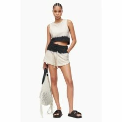 All Saints AllSaints White Lila Ombrê Shorts -AllSaints shop unnamed file 5074