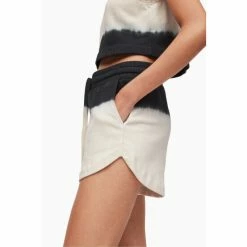 All Saints AllSaints White Lila Ombrê Shorts -AllSaints shop unnamed file 5075