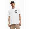 All Saints AllSaints White Damnation Ss Crew T-Shirt
