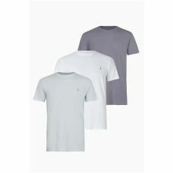 All Saints AllSaints Blue Tonic Short Sleeves Crew T-Shirt 3 Pack -AllSaints shop unnamed file 51