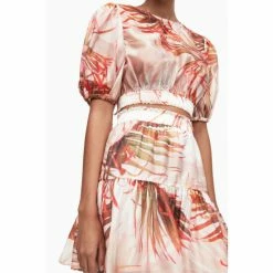 All Saints AllSaints Mae Luar Pink Skirt -AllSaints shop unnamed file 5173