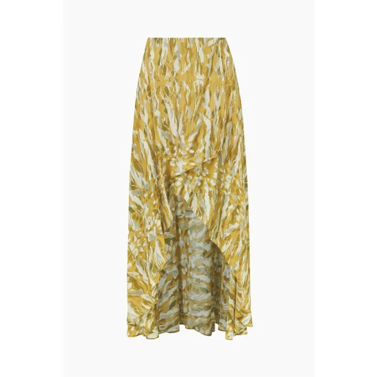 All Saints AllSaints Yellow Slvina Oniyuri Skirt 5 All Saints AllSaints Yellow Slvina Oniyuri Skirt - Image 5