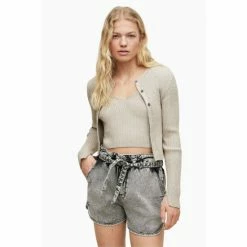 All Saints AllSaints Lexi Silver Cardigan