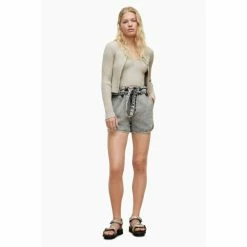 All Saints AllSaints Lexi Silver Cardigan -AllSaints shop unnamed file 5255