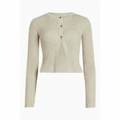 All Saints AllSaints Lexi Silver Cardigan -AllSaints shop unnamed file 5257