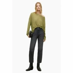 All Saints AllSaints Green Francesco Rita T-Shirt -AllSaints shop unnamed file 529