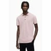 All Saints AllSaints Pink Reform Short Sleeve Polo Shirt
