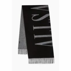 All Saints AllSaints Max Black Scarf -AllSaints shop unnamed file 5350