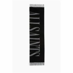 All Saints AllSaints Max Black Scarf -AllSaints shop unnamed file 5354
