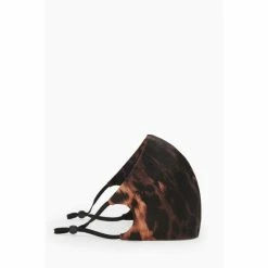 All Saints AllSaints Celia Brown Face Mask -AllSaints shop unnamed file 5368